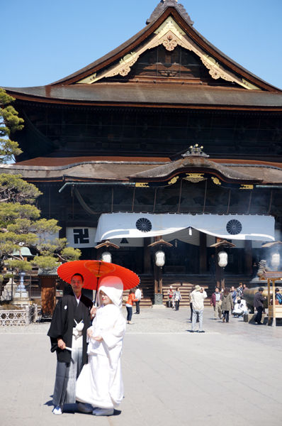 善光寺の仏前結婚式