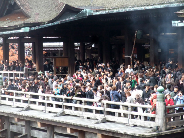紅葉の清水寺