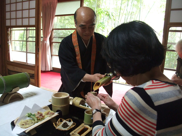 竹寺の精進料理