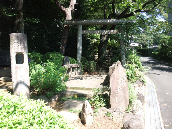 護国寺の富士塚