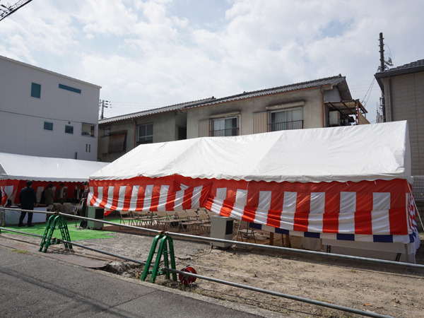 宿坊和空の建設予定地