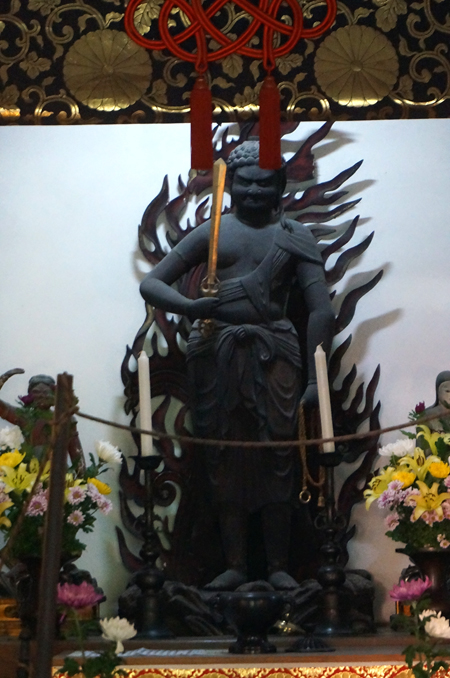 京都・平等院の不動明王