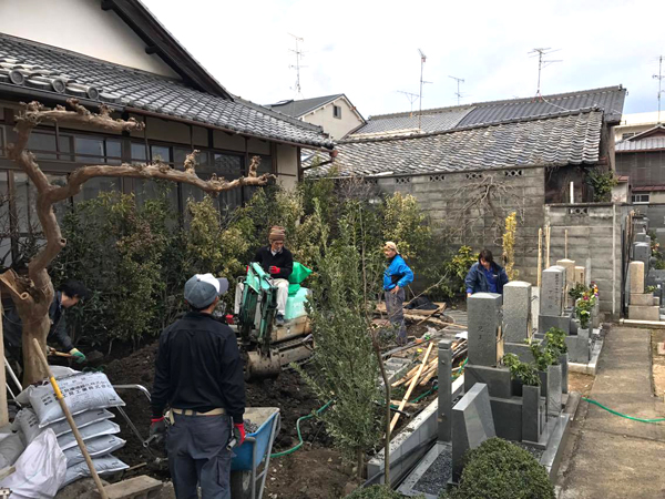 本昌寺樹木葬造営中