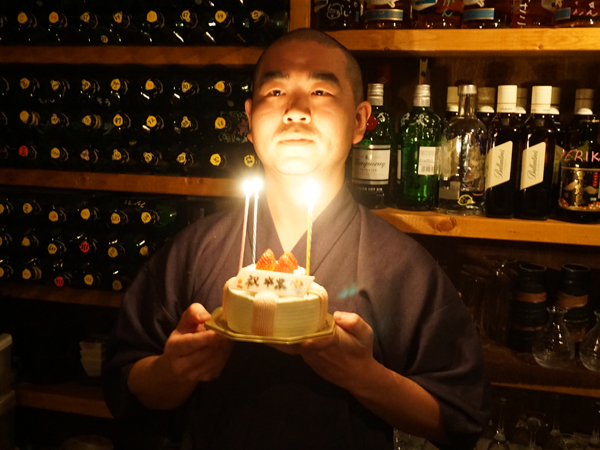 本多さんと卒業ケーキ