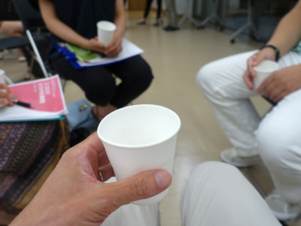 ココロとカラダの健康塾の茶話会