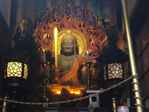 大阪・浪速寺の不動明王