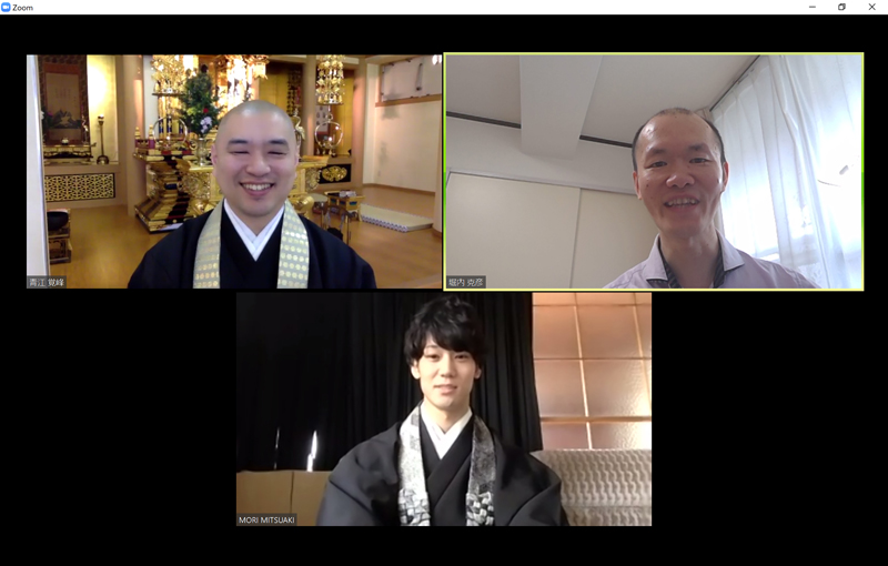 青江さん、遠島さんとほーりー