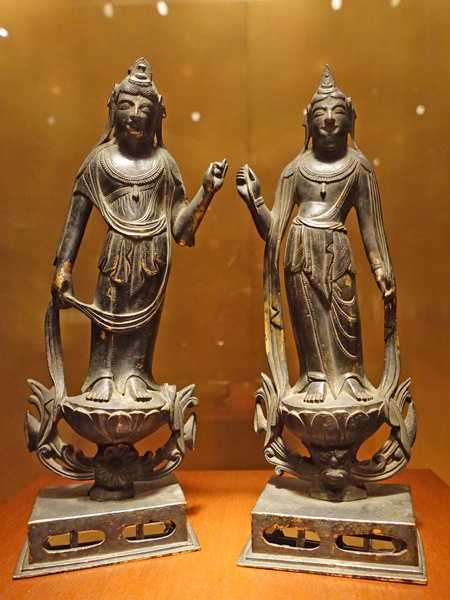 東京国立博物館の観音菩薩と勢至菩薩