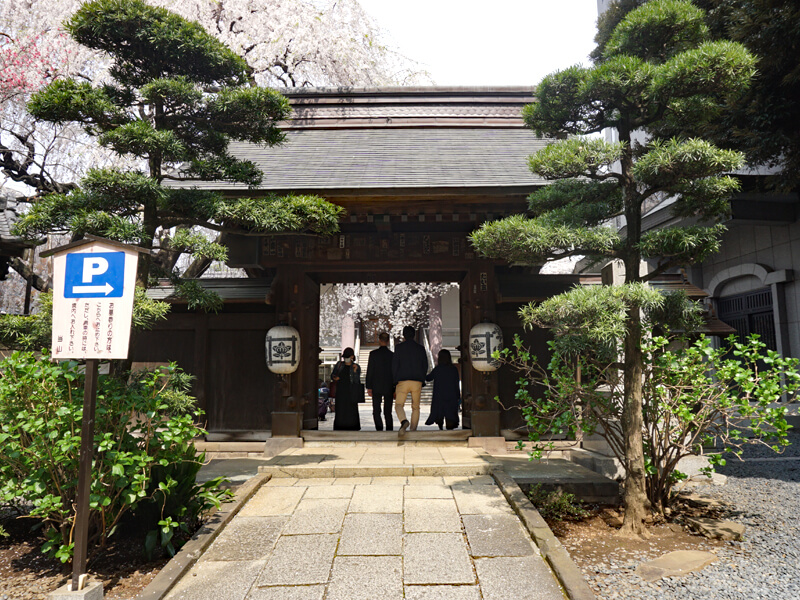 開かれた山門